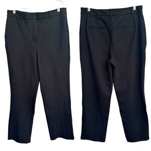 Boden Black Pimlico Ponte Trousers Straight Leg Career Pants Office Career Sz 10